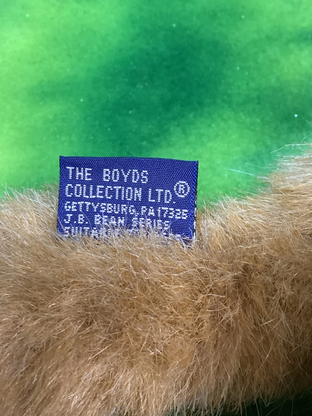 Boyds Bears sweat but